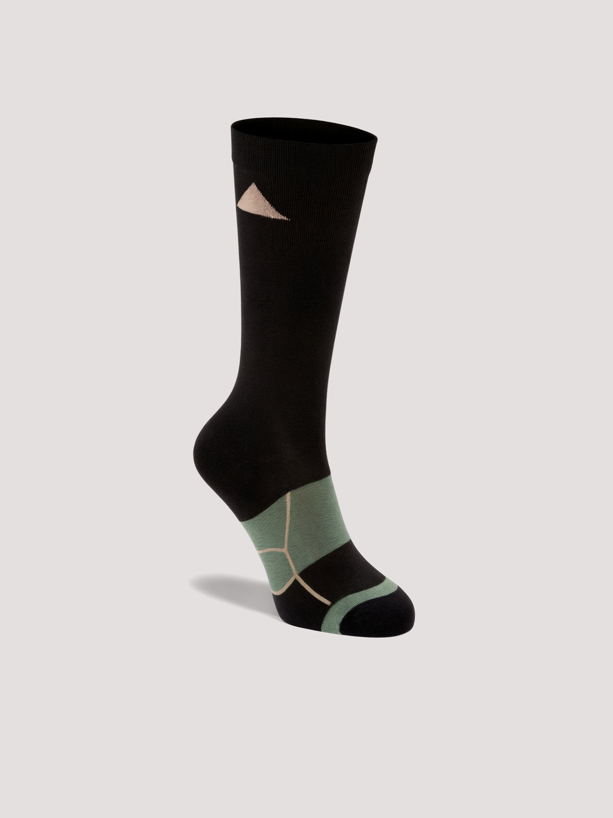 Contrast Panel Crew Socks